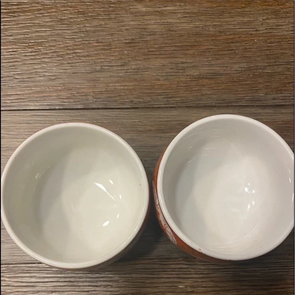 Set of 2 LENOX Japanese Rice cups/bowls Porcelain Made In Japan.